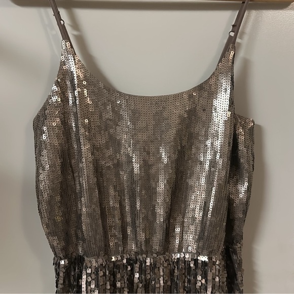 Express Shimmering Sequin Party Dress - Picture 2 of 5